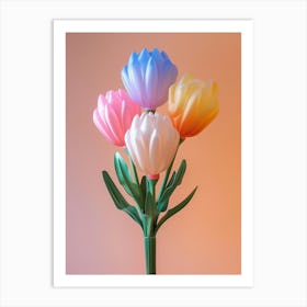 Dreamy Inflatable Flowers Protea 2 Art Print