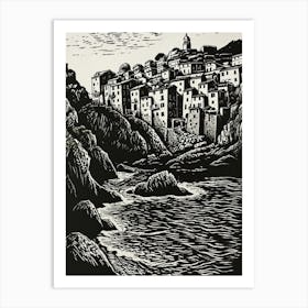 Village By The Sea 1 Art Print