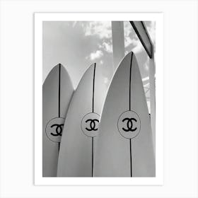 Surfboard Luxury Fashion Art Print