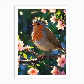 Robin 9 Art Print