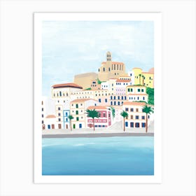 Ibiza Art Print