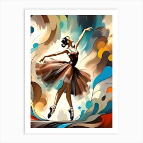 Ballerina Painting Art Print