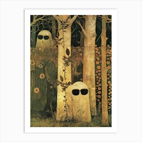 Ghosts In The Woods 10 Art Print