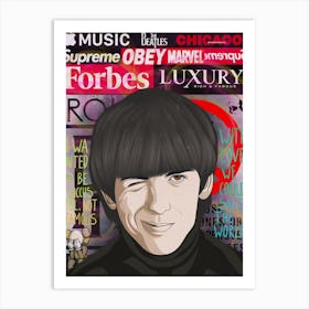 George Harrison Art Print