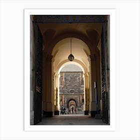 Archway At Oxford University Art Print
