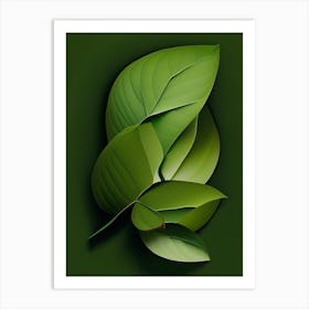 Marsh Tea Leaf Vibrant Inspired Art Print