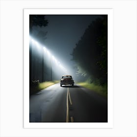 Night On The Road~Reimagined Art Print