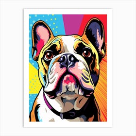 Pop Art French Bulldog 2 Art Print