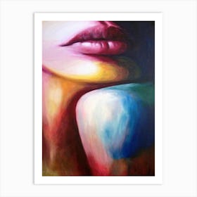 Woman'S Lips Art Print