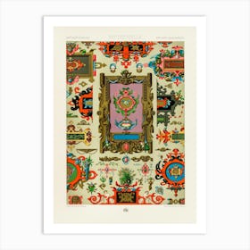 16th And 17th Century Pattern, Albert Racine 2 Art Print