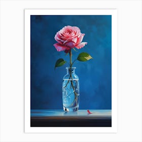 Rose In A Vase 3 Art Print