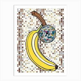 Disco Banana Art Print