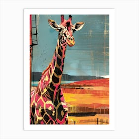 Giraffe 187 Art Print