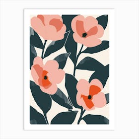 Pink Flowers 20 Art Print