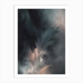 Feathers In The Mist Art Print