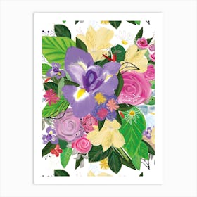 Bouquet Artistic Flower Art Print