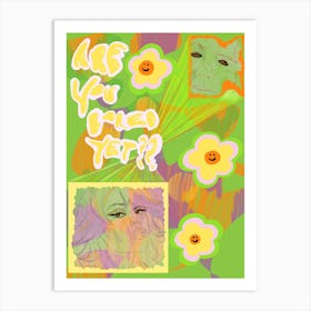 Are You Bored Yet? Clairo & Wallows Art Art Print