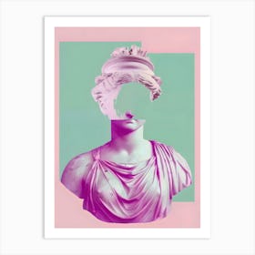 Bust Of A Woman Art Print