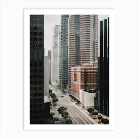 Chicago City Streets Art Print