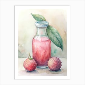 Lychee Juice China Art Print