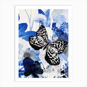 Blue Butterfly Art Print