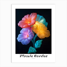 Bright Inflatable Flowers Poster Nasturtium 1 Art Print