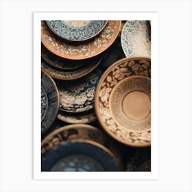 Collection Of Plates 2 Art Print