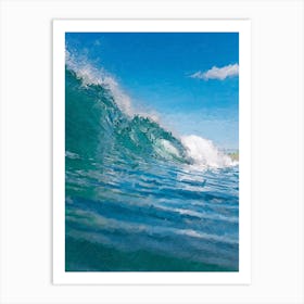 Huge Wave Sea Oil Painting Landscape Art Print