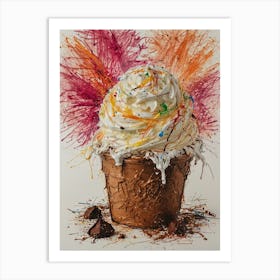 Ice Cream Sundae 27 Art Print