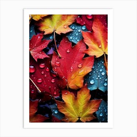 Autumn Leaves Art Print