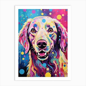 Pop Art Golden Retriever 2 Art Print