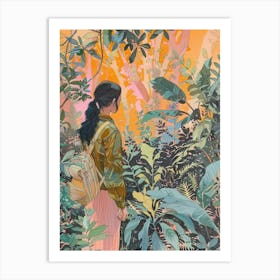 In The Garden Dumbarton Oaks Usa Art Print