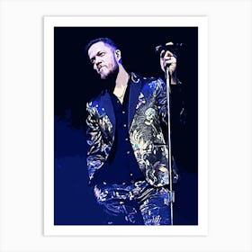 Dan Reynolds Imagine Dragons 2 Art Print