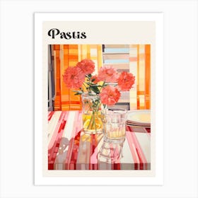 Pastis Retro Cocktail Poster Art Print