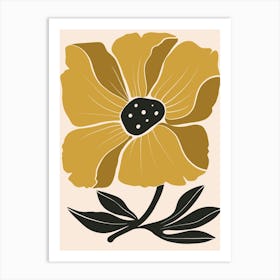 Yellow Poppy Art Print