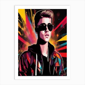 Justin Bieber 8 Art Print