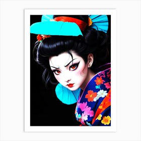 Japan Geisha Visual 34 Art Print