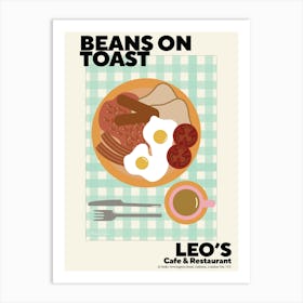 Beans on Toast Art Print