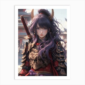 Samurai Girl 11 Art Print