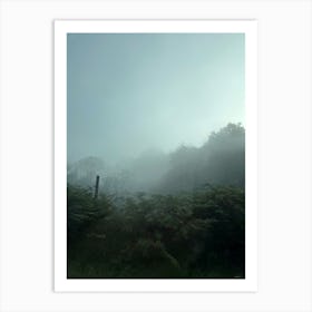 Foggy Morning In Loch Rannoch Art Print