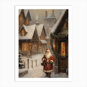 Santa'S Village Art Print