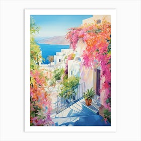 Terrace View Wall Print Art Print