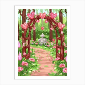 Archway In The Forest Art Print