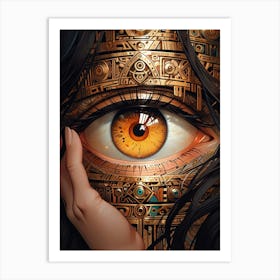 Eye Of The Gods 3 Art Print