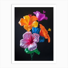 Bright Inflatable Flowers Hibiscus 2 Art Print