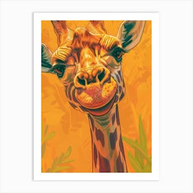 Giraffe 206 Art Print