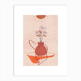 Vase Of Flowers Art Print