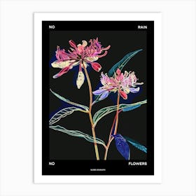 No Rain No Flowers Poster Globe Amaranth 2 Art Print