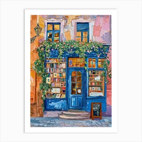 Budapest Book Nook Bookshop 1 Art Print