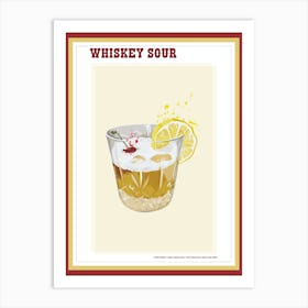 Whiskysoursplatter Art Print